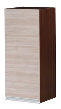 Viršutinė virtuvinė spintelė Bodzio Sandi KS30GP-LA/OR, riešuto/smėlio, 30 cm x 31 cm x 72 cm