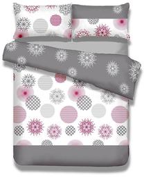 Patalynės užvalkalų komplektas AmeliaHome Snuggy Flakes, įvairių spalvų, 155 x 220 cm