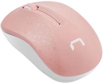 Kompiuterio pelė Natec Toucan NMY-1652, usb type-a, balta/rožinė