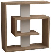 Kavos staliukas Kalune Design Saly, ąžuolo/balta, 55 cm x 20 cm x 57 cm