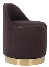 Pufas Kayoom Viktor 125 BILZO-BRN, rudas, 52 cm x 53 cm x 68 cm