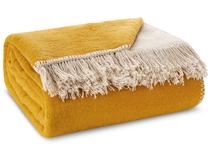 Pledas Duo K143-B, geltona/smėlio, 150 cm x 200 cm