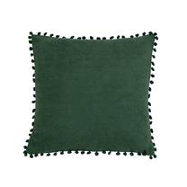 Dekoratyvinė pagalvėlė Domoletti Ponpon, žalia, 45 cm x 45 cm
