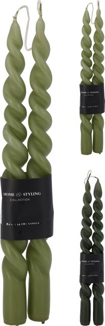 Žvakė, kūginė, 8.5 h, 2 vnt., (spalva/dizainas parenkami atsitiktine tvarka)