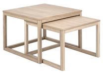 Kavos staliukas Cornus 61506, rudas, 70 cm x 70 cm x 50 cm