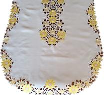 Stalo takelis stačiakampė Mariall OH-255-A, balta/geltona, 90 x 150 cm