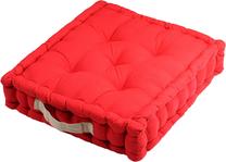 Grindų pagalvė Lovely Duo, raudona/smėlio, 45 cm x 45 cm