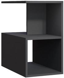 Kavos staliukas Kalune Design Larmon Side Table, antracito, 60 cm x 36 cm x 64 cm