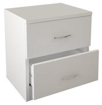 Naktinis staliukas Kalune Design Sine 788DEC3402, baltas, 33 cm x 40 cm x 41.8 cm