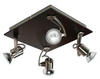 Šviestuvas lubų Candellux Lighting Dukat, GU10, 4 x 50 W