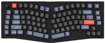 Klaviatūra Keychron V10 Carbon Black V10 Carbon Black Keychron K Pro Red, EN, mėlyna/juoda/raudona