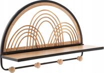 Sieninė lentyna Ferretti, ruda, 46 cm x 15.5 cm x 30 cm