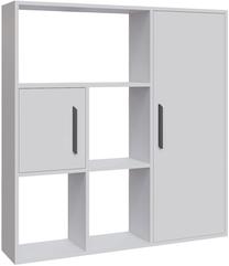 Lentyna Kalune Design Ridge 875ZNA4712, balta, 25 cm x 120 cm x 123.6 cm