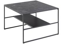 Žurnalinis staliukas Home4you Infinity, pilkas, 70 cm x 70 cm x 45 cm