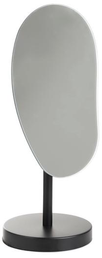 Kosmetinis veidrodis Homla Kismet Basic, pastatomas, 15.1 cm x 22 cm, juoda