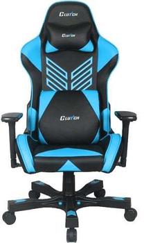 Žaidimų kėdė Clutchchairz Crank Onylight Edition, 52 x 56.5 x 37 - 45 cm, mėlyna/juoda