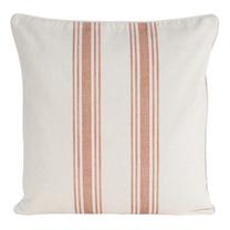 Dekoratyvinės pagalvėlės užvalkalas Len, kreminė/raudona, 50 cm x 50 cm