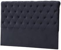 Lovos galvūgalis Kalune Design Sonata 140, 6 cm x 140 cm, 125 cm, antracito