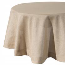 Staltiesė apvali Stella 1, aukso, 180 x 180 cm