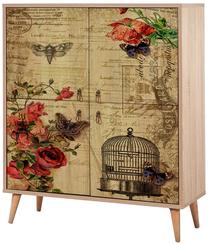 Komoda Kalune Design Multilux 734, ąžuolo, 36 cm x 95 cm x 111 cm