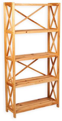 Pastatoma lentyna Felix 5, medžio, 80 cm x 31 cm x 164 cm