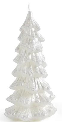 Kalėdinė žvakė, forminė Mondex Christmas, Balta