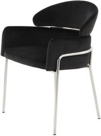 Valgomojo kėdė Kayoom Corey 125 VNZPV-BLK, sidabro/juoda, 57 cm x 58 cm x 79 cm