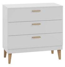 Komoda Kocot Kids Kubi, balta, 47 cm x 100 cm x 90 cm