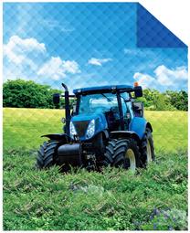 Lovatiesė NHLA-02, mėlyna/žalia, 170 cm x 210 cm