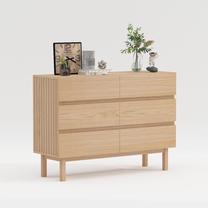 Komoda Home4you Sunny 20194, ąžuolo, 120 cm x 40 cm x 85 cm