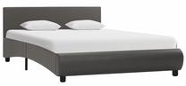 Lova pusantros vietos VLX Bed Frame, 120 x 200 cm, pilka, be čiužinio, su grotelėmis