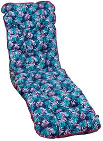 Kėdžių pagalvėlė Home4you Baden-Summer T0590336, mėlyna/žalia/violetinė, 165 cm x 48 cm