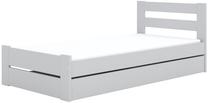 Lova viengulė Kocot Kids Emil, balta, 80 x 180 cm, su patalynės dėže, su čiužiniu