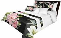 Lovatiesė NMR-007, balta/juoda/žalia, 200 cm x 220 cm