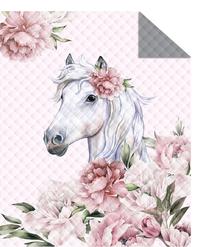 Lovatiesė NHLA-30, balta/rožinė, 170 cm x 210 cm