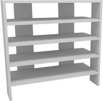 Batų lentyna Kalune Design Sargel, balta, 75.6 cm x 31.4 cm x 72 cm