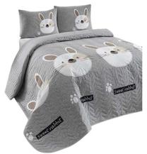 Vaikiškas patalynės užvalkalų komplektas Mijolnir, ruda/balta/rožinė, 200 x 220 cm