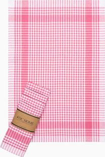 Virtuvinių rankšluosčių rinkinys Foutastic Poti 192DCH1669, rožinis, 65 cm x 45 cm, 5 vnt.