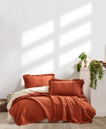 Lovatiesė Mijolnir Double Set Tziana, raudonas, 220 cm x 240 cm