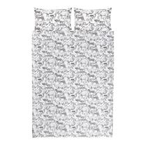 Patalynės užvalkalų komplektas Domoletti Savanna MV-7497, pilkas, 200 x 220 cm