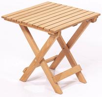 Lauko stalas Floriane Garden MY019, rudas, 40 cm x 40 cm x 40 cm