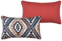 Dekoratyvinė pagalvėlė Lovely Louisiane, raudona/tamsiai mėlyna, 50 cm x 30 cm