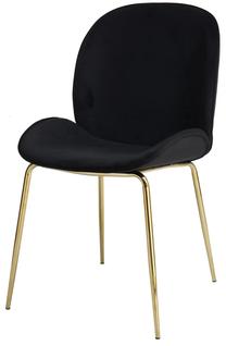 Kėdžių rinkinys Kayoom Charlize 110, matinė, aukso/juoda, 59 cm x 48 cm x 87 cm, 2 vnt.