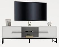 TV staliukas Kalune Design Mono, baltas, 160 cm x 40 cm x 50 cm