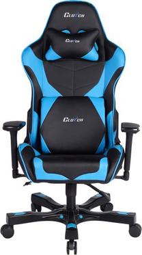Žaidimų kėdė Clutchchairz Crank Echo, 52 x 56.5 x 37 - 45 cm, mėlyna/juoda