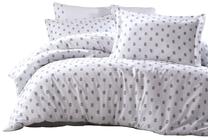 Patalynės užvalkalų komplektas Mijolnir Oslo Double Quilt 157SHS6417, baltas/pilkas, 200 x 220 cm