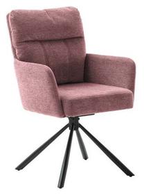 Valgomojo kėdė MC Akcent Utica, matinė, rožinė, 67 cm x 60 cm x 92 cm