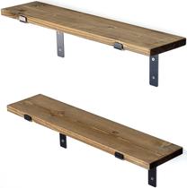 Sieninė lentyna Kalune Design LAM 006, medžio, 14 cm x 60 cm x 16 cm