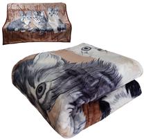 Pledas KW69, rudas/pilkas, 160 cm x 210 cm