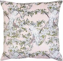 Dekoratyvinė pagalvėlė Parrot, rožinė/smėlio, 45 cm x 45 cm